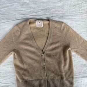 Sunny Cashmere Cropped Cardigan